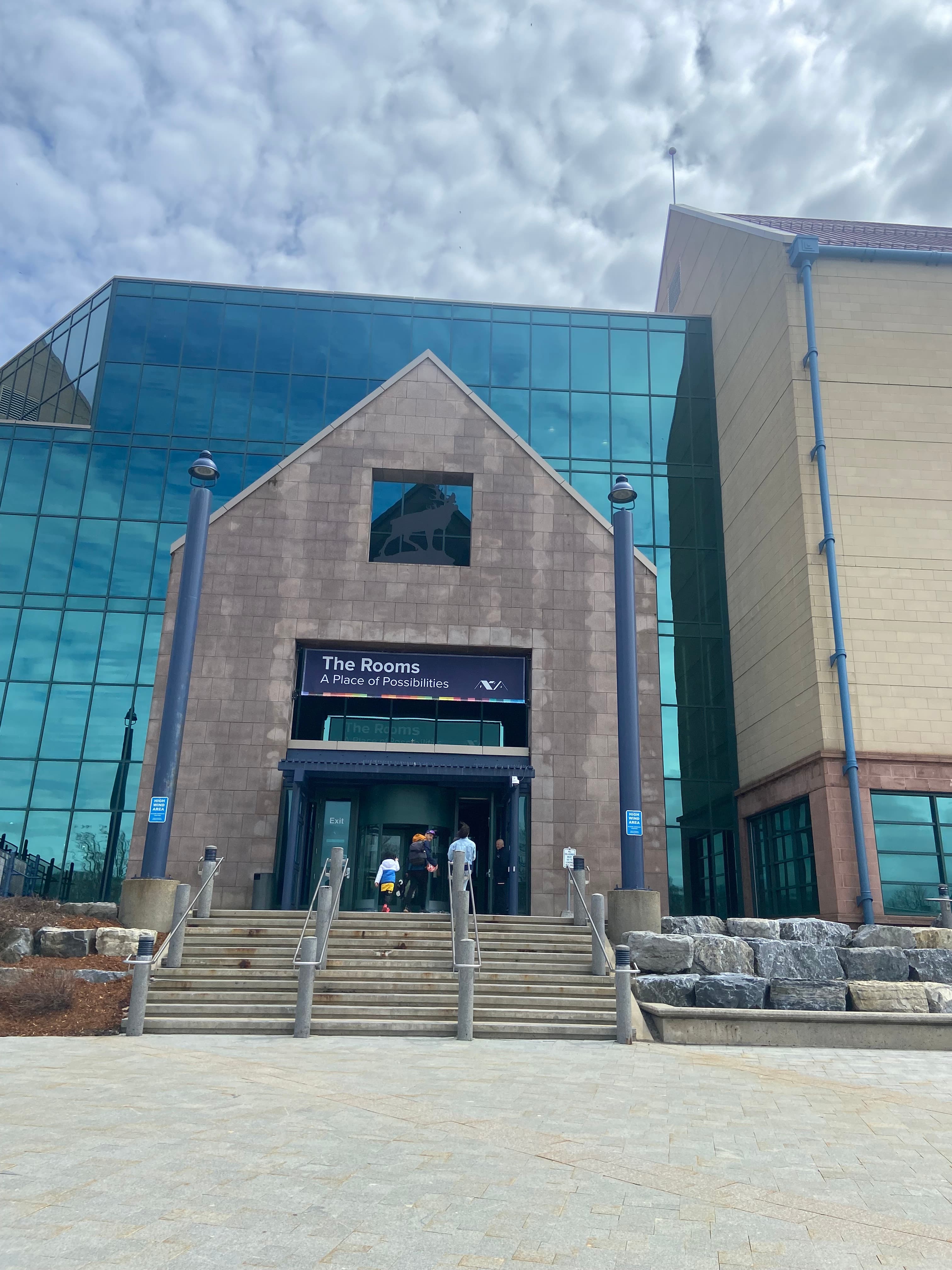 The Rooms museum exterior